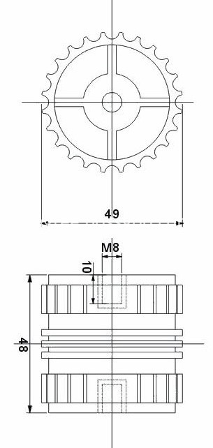 ISOLATEUR SGR50 SGR50 INSULATOR