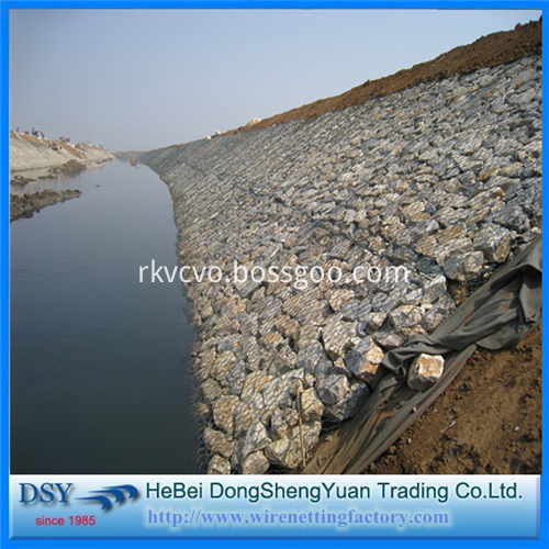 Galvanized/ PVC Coated Hexagonal Mesh Gabion Box Galvanized/ PVC Coated Hexagonal Mesh Gabion Box