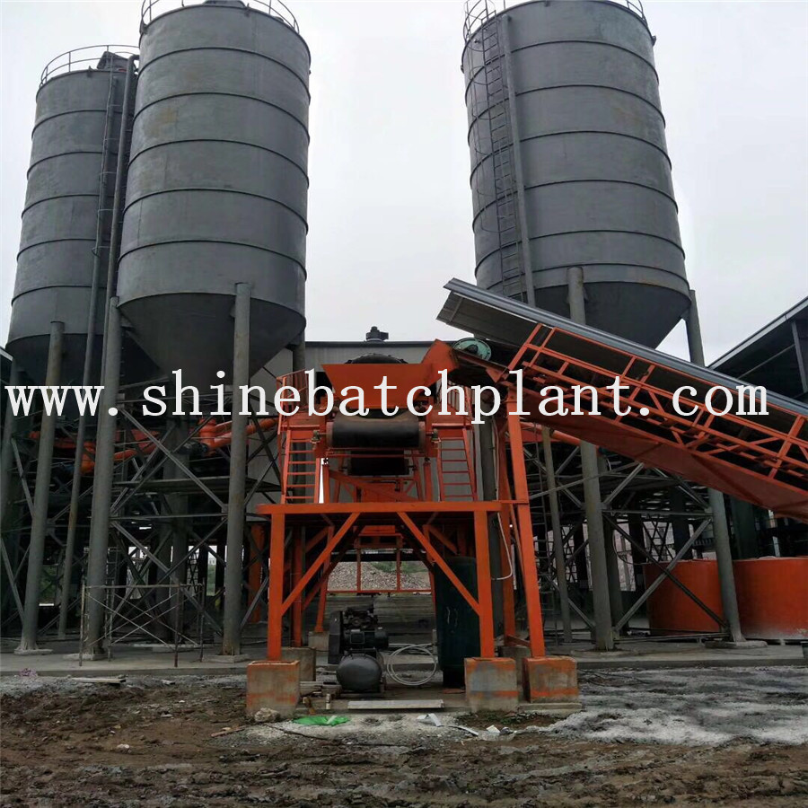 Mobile Concrete Batching Plant Mixer