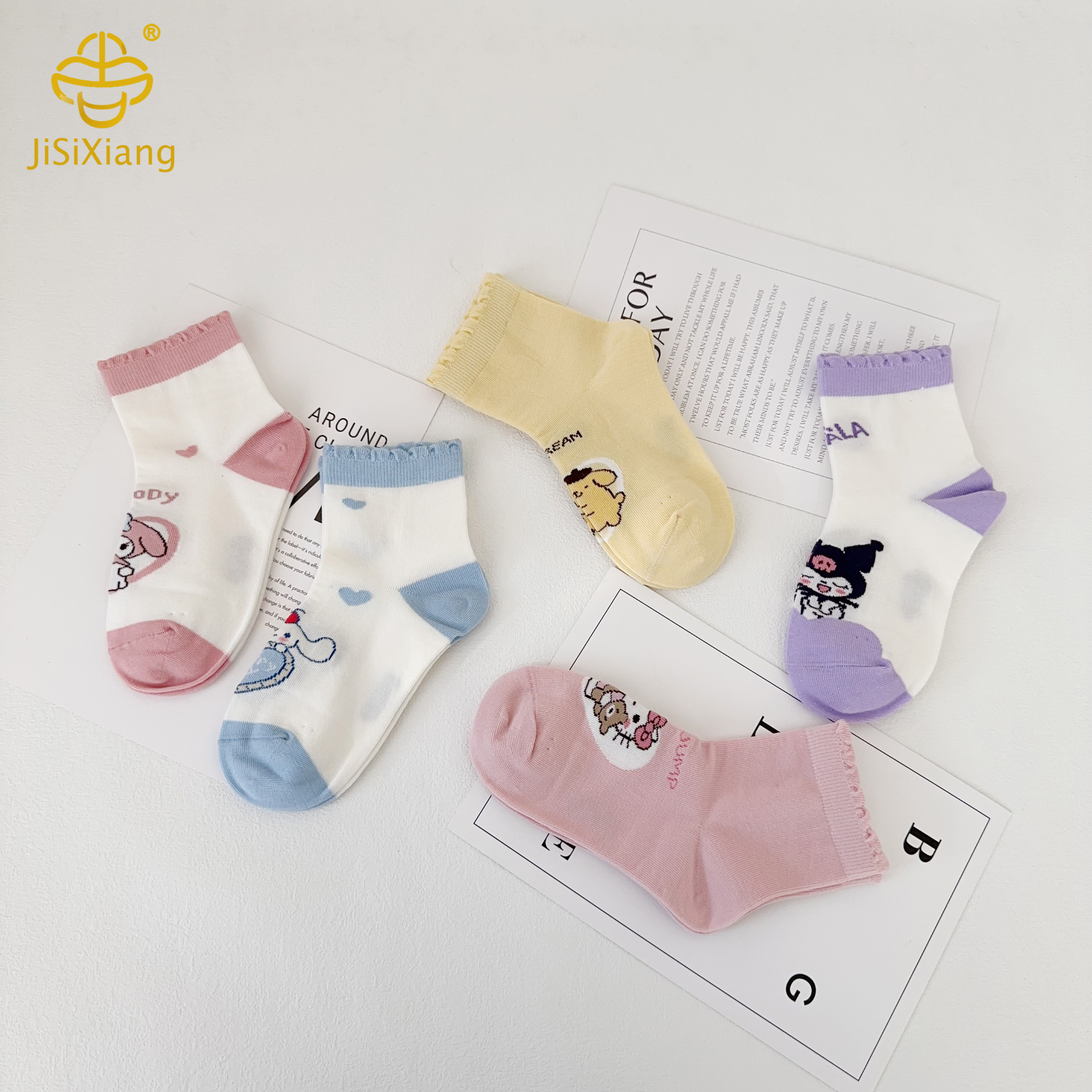 Korean version cartoon Sanrio short sock Korean version cartoon Sanrio short sock