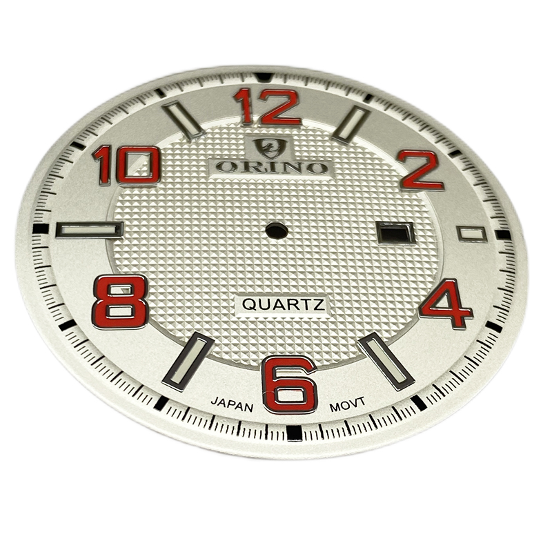 Embossed watch dial Embossed watch dial