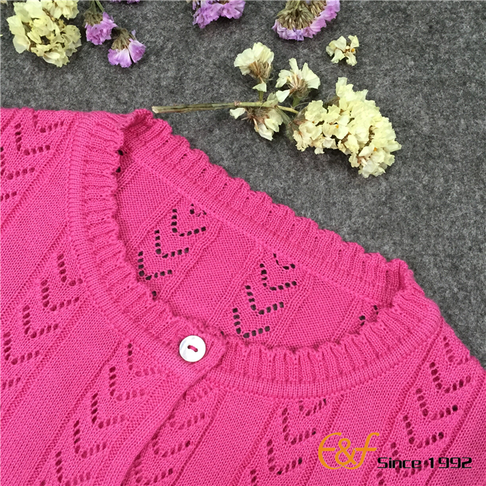 Regular Pointelle Sweater with Crew Neck Regular Pointelle Sweater with Crew Neck