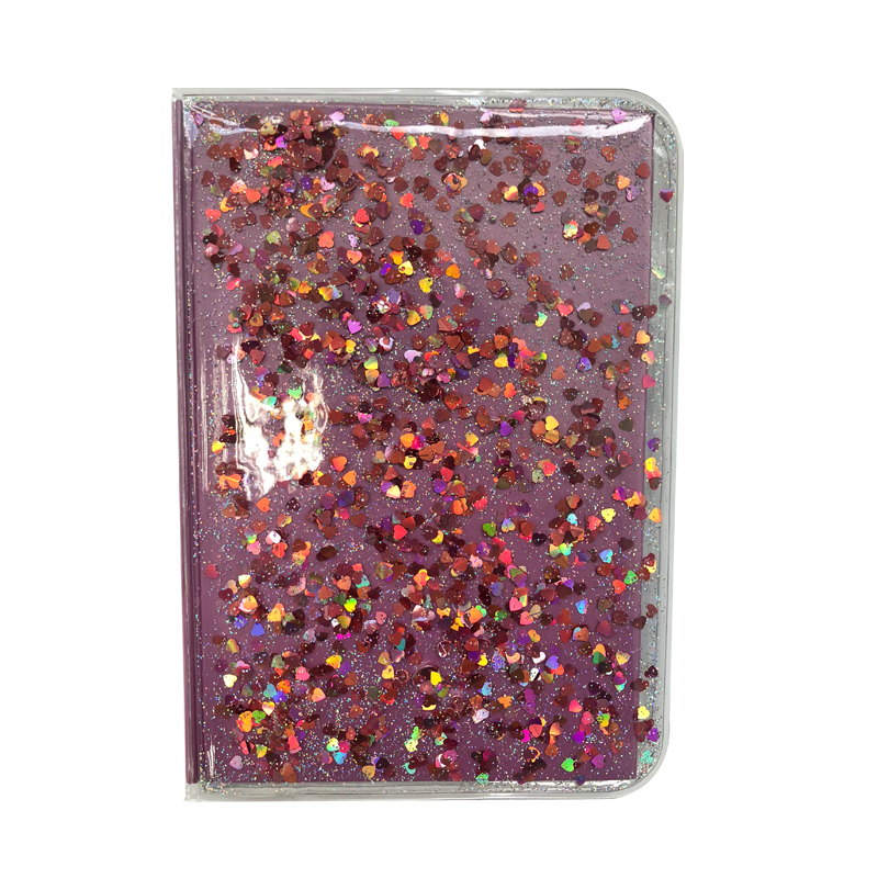 Glitter Pvc Liquid Notebook 1 Glitter Pvc Liquid Notebook 1