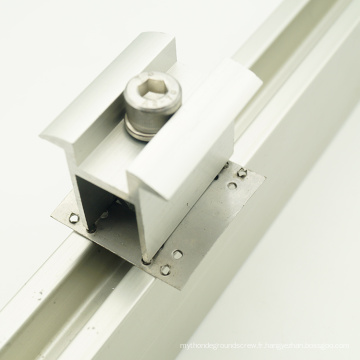 Chine Clips De Mise A La Terre Solaire Et Cavalier De Liaison Pour Kit De Montage De Panneau Solaire Fabricants