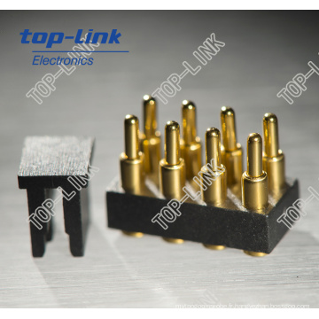 Chine Connecteur A Broche Pogo A Ressort En Laiton Connecteur De Batterie 8 Broches Fabricants
