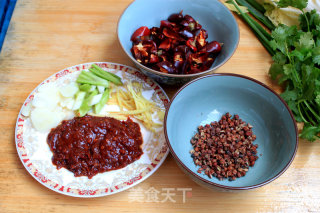 Boiled fish ingredients