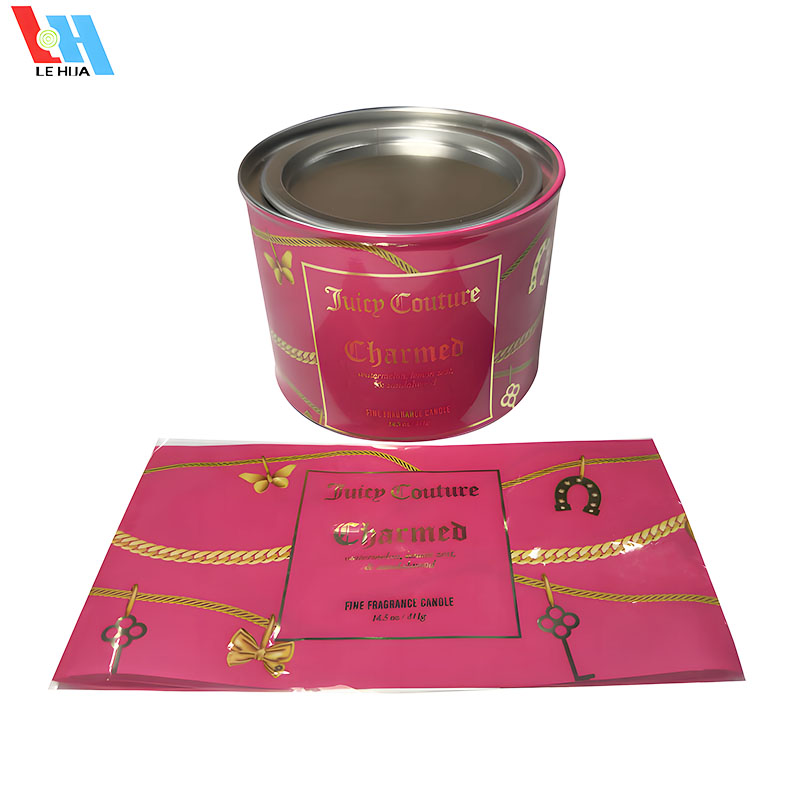 Gold Stamping Effect printed PVC shrink wrap labels Gold Stamping Effect printed PVC shrink wrap labels