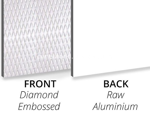 Aluminio en relieve Diamondembossed Aluminium