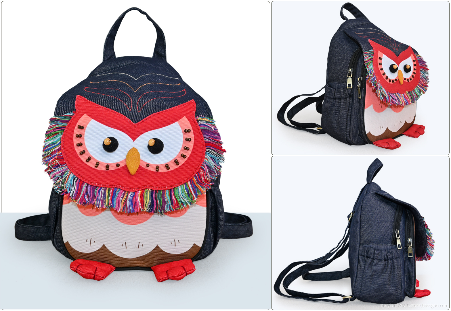 Owl cotton backpack Owl cotton backpack