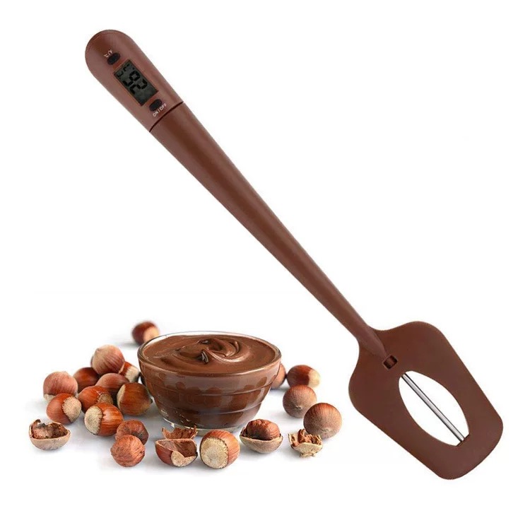 Silicone Cooking Spatula Instant Read Digital Thermometer for Candy Silicone Cooking Spatula Instant Read Digital Thermometer for Candy