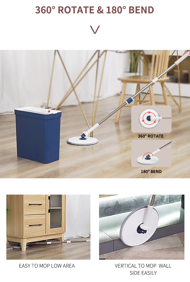 Stainless Steel Pole Handle Removable Spin Stainless Steel Pole Handle Removable Spin