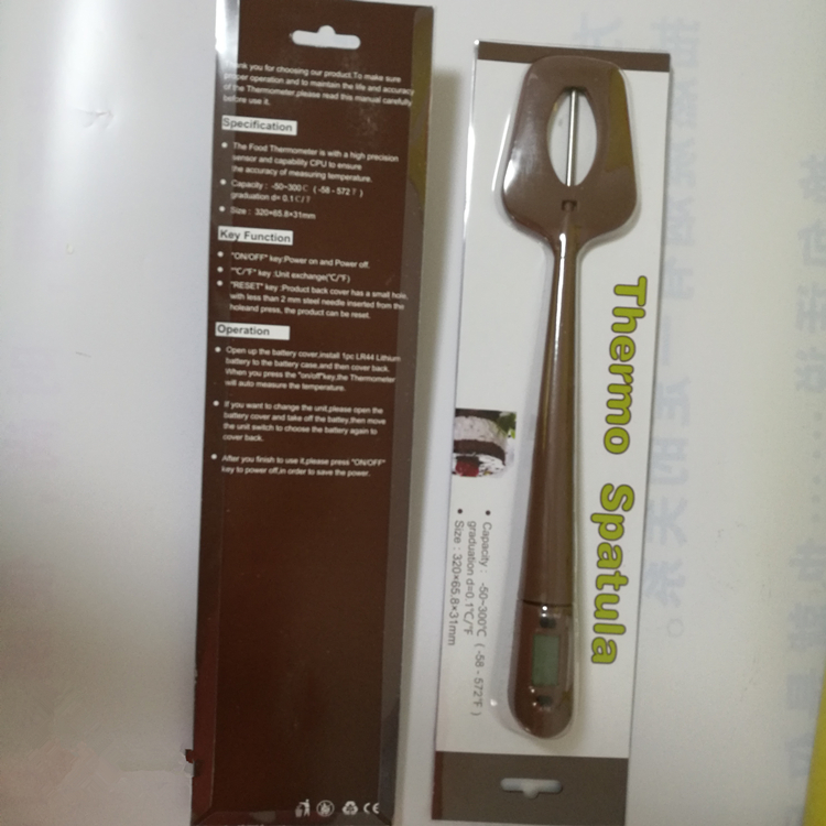 Silicone Cooking Spatula Instant Read Digital Thermometer for Candy Silicone Cooking Spatula Instant Read Digital Thermometer for Candy