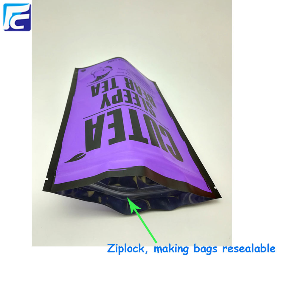 un sachet hermétique zip lock bag