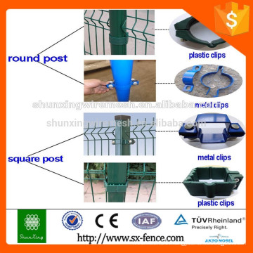Iso9001 Powder Coated Fence Clamps Powder Coated Metal Fence Post