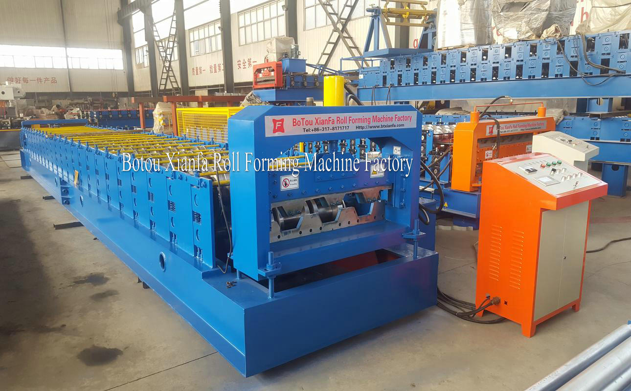 plate-forme de plancher formant la machine floor deck forming machine