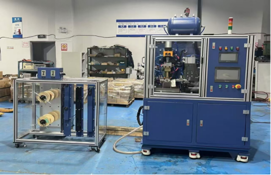 Copper braided wire welding and cutting machine (2) Copper braided wire welding and cutting machine (2)