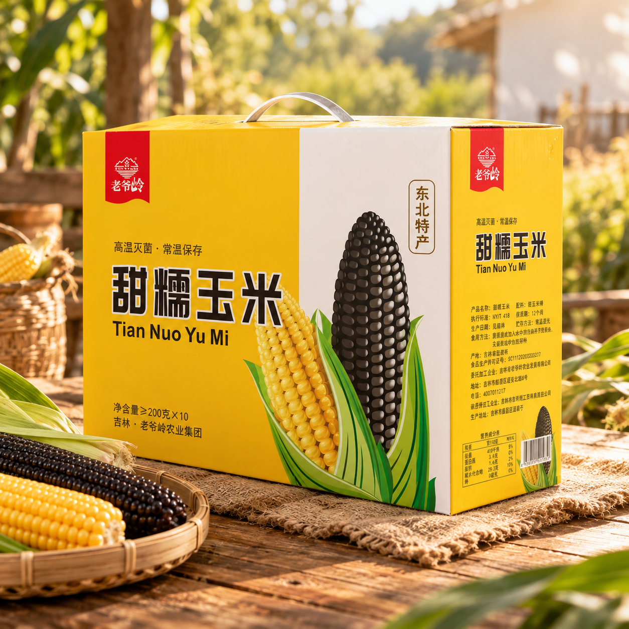 Sweet and sticky corn gift box3 Sweet and sticky corn gift box3
