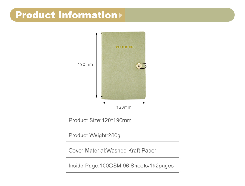 Washed Kraft Paper notebook detail1 Washed Kraft Paper notebook detail1