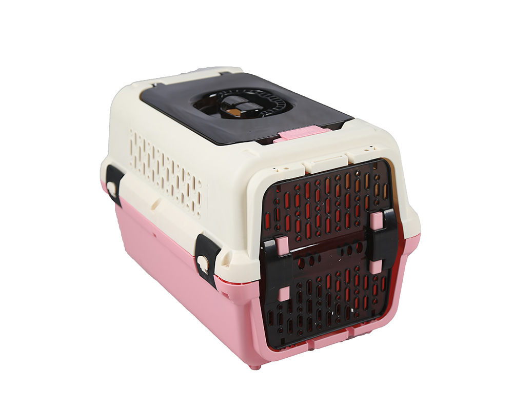 White And Pink Dog Carrier White And Pink Dog Carrier