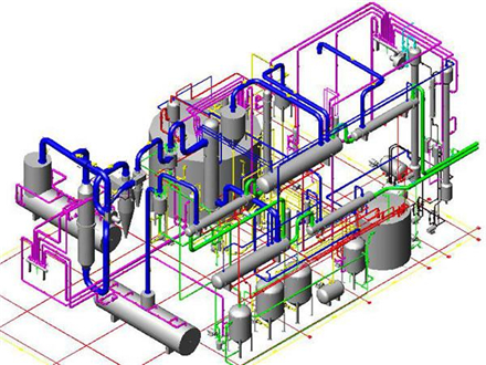 Dreidimensionales Layout des Workshops Three-Dimensional Layout of Workshop