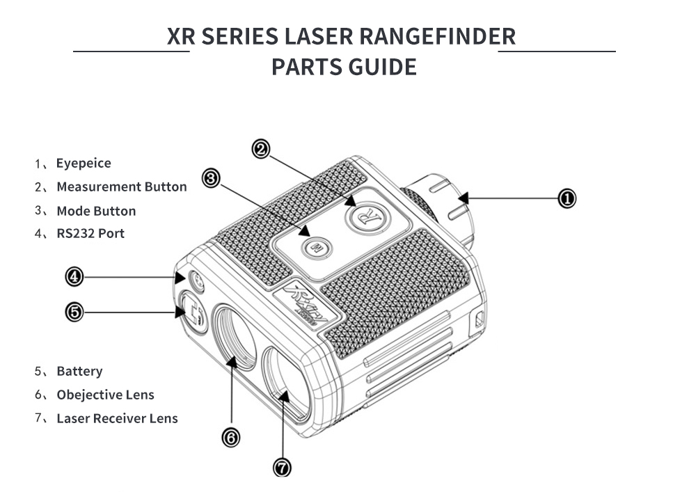 laser rangefinder XR1200A-1 (7) laser rangefinder XR1200A-1 (7)