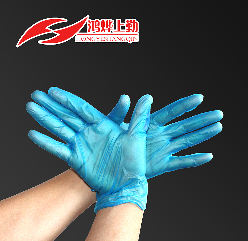 Blue Vinyl Glove