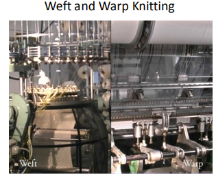 weft and warp knitting