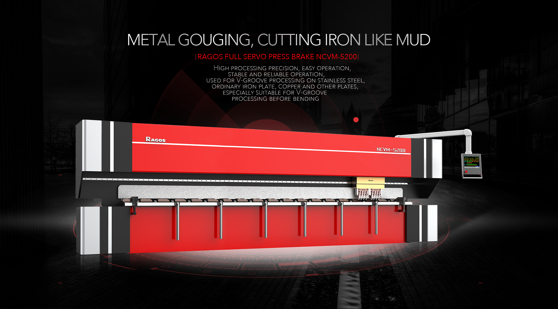 Ncvm 5200qd 01 RAGOS sheet metal bending press sheet metal fabrication Ncvm 5200qd 01 RAGOS sheet metal bending press sheet metal fabrication