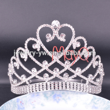 China Die Neueste Art Grosse Grosse Grosse Festzug Kristall Tiara Krone Hersteller