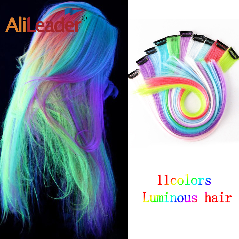 Glowing Clip In Hair Extension 1