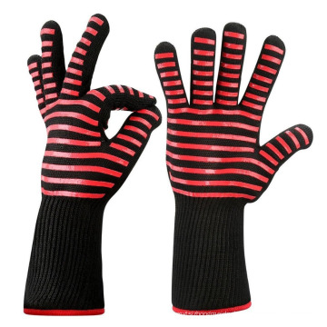 China Backup01 932f Extrem Feuerfest Pit Oven Mitt Backen Kuche Kochen Hitzebestandige Grill Bbq Handschuhe Hersteller