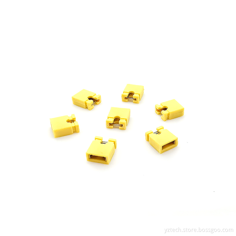 2.54 Yellow Short Circuit Cap Connector 2.54 Yellow Short Circuit Cap Connector