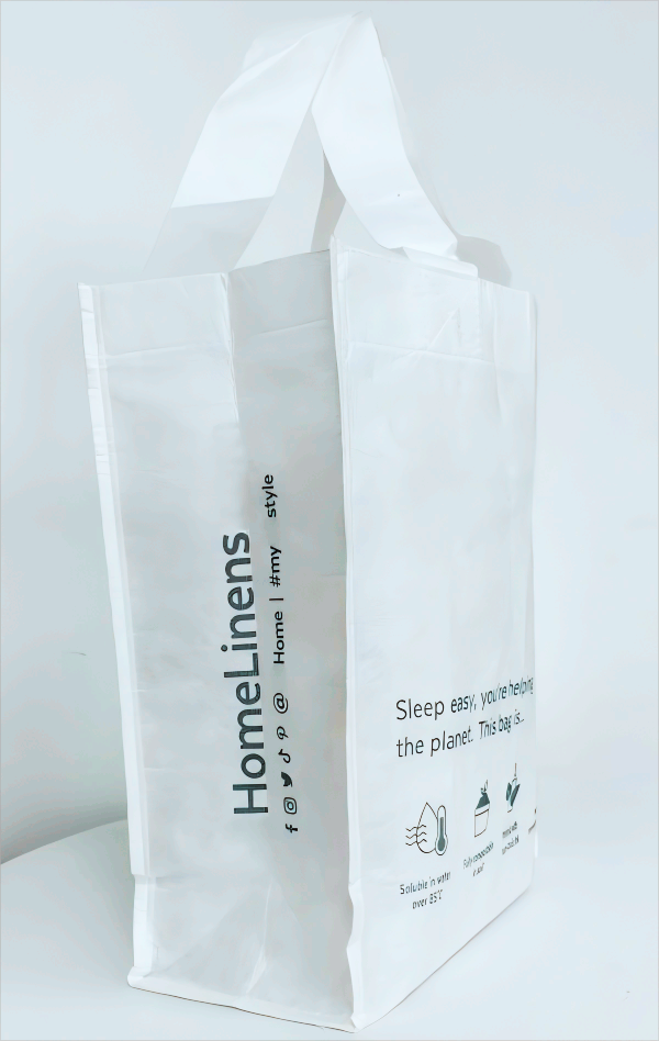 Water-soluble short gusset Non-woven Bags Water-soluble short gusset Non-woven Bags