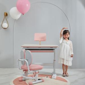 Height adjustable children furniture study table and chair