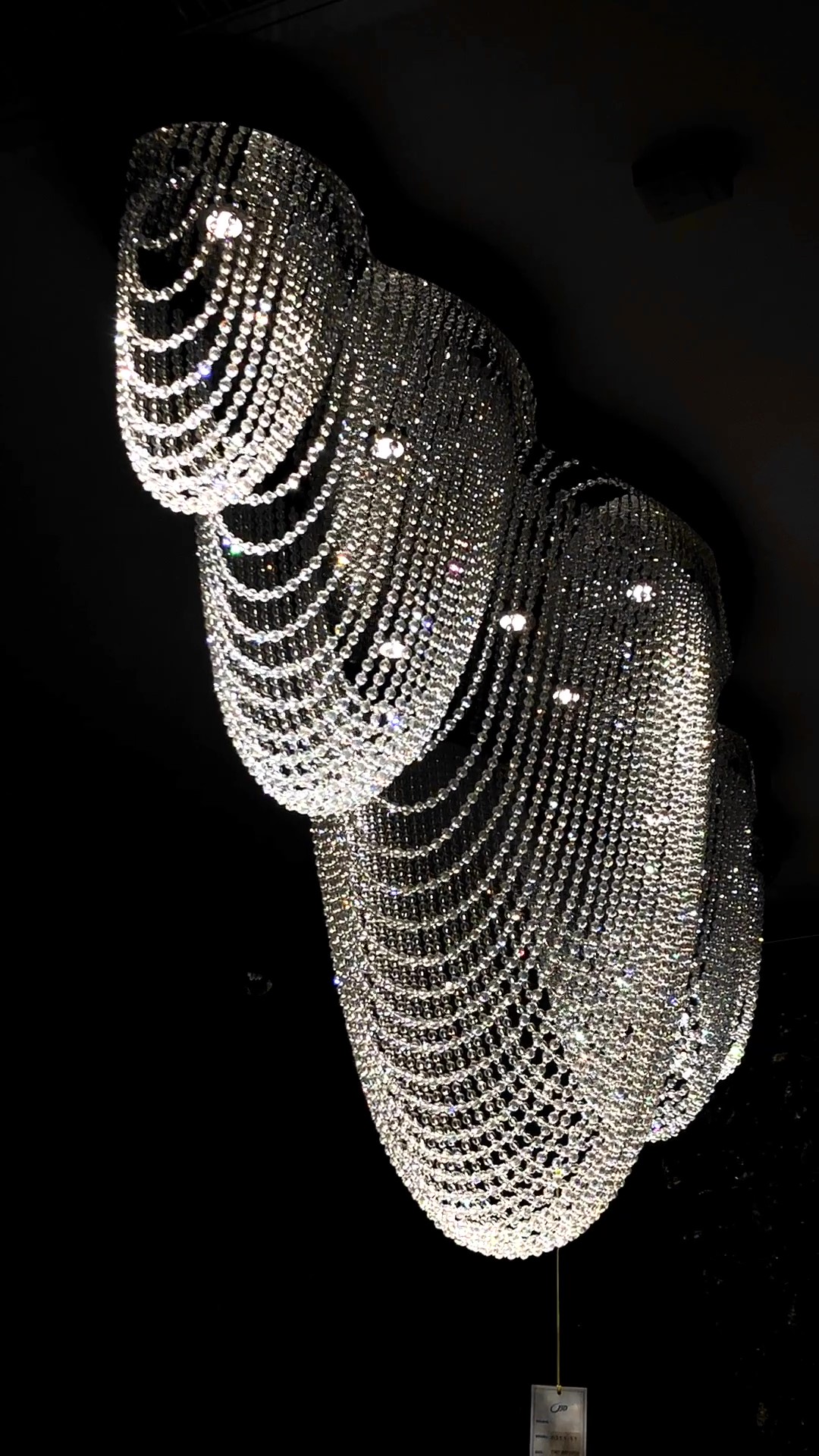 crystal beads ceiling light_Moment3 crystal beads ceiling light_Moment3