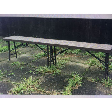 6ft Modern Rattan Plastic Folding Bench Park Bern China Manufacturer