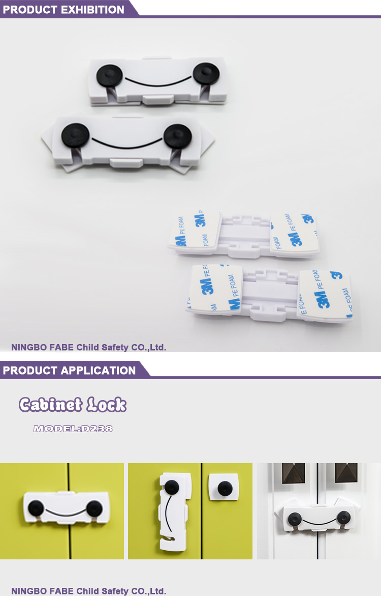 Çocuklara Dayanıklı Dolap Kilidi Childproof Cupboard Lock