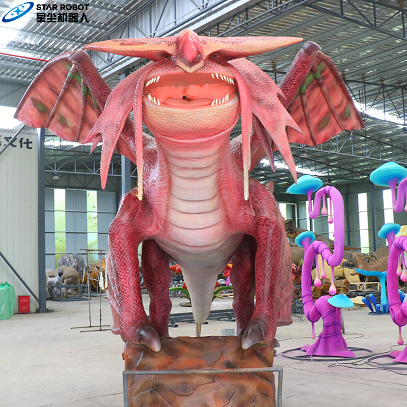 Pink Western Dragon Animatronic for sale Pink Western Dragon Animatronic for sale