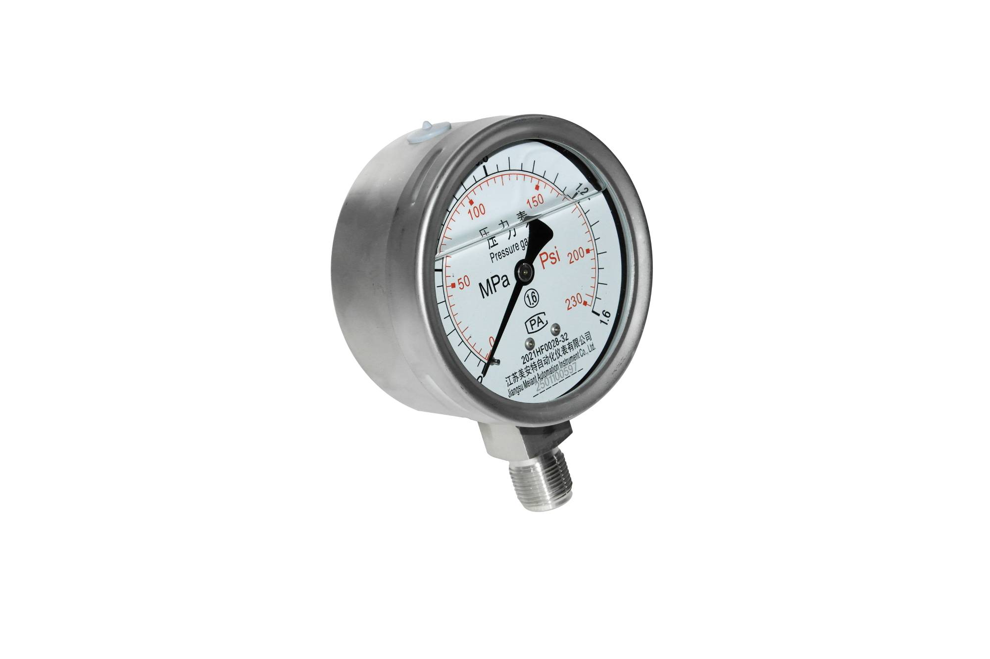 Stainless steel pressure gauge Stainless steel pressure gauge