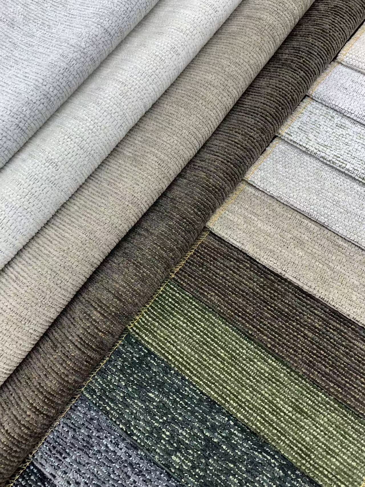Textured Striped Chenille Upholstery Fabric Textured Striped Chenille Upholstery Fabric