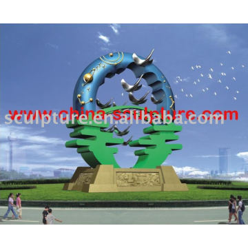 Stainless Steel Abstract Art Sculpture For Garden China Manufacturer