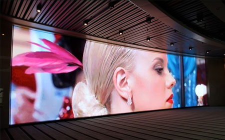 LED display case show 