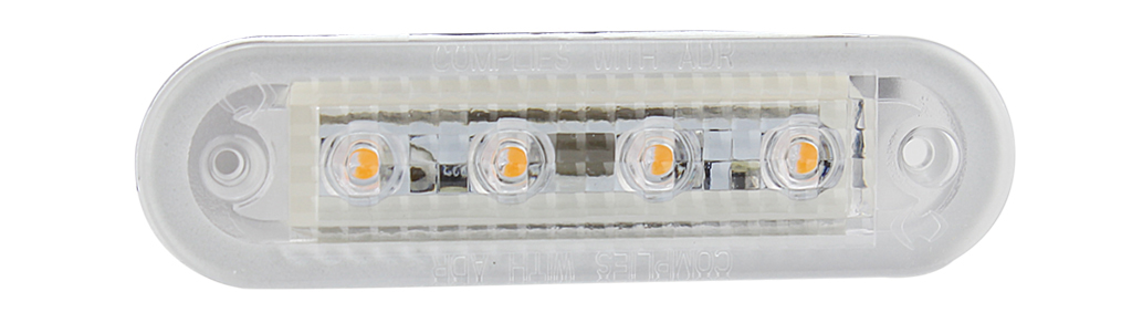 โคมไฟ LED ด้านข้าง LED ADR ได้รับการอนุมัติ Waterproof LED Side Mark Lamp ADR Approval