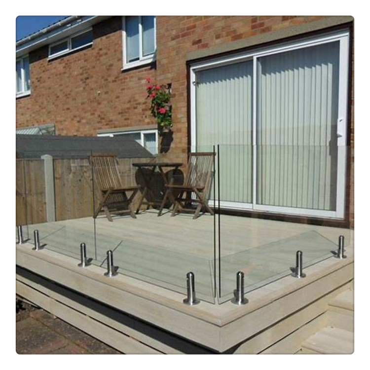 Toughened Deck Railing Glass