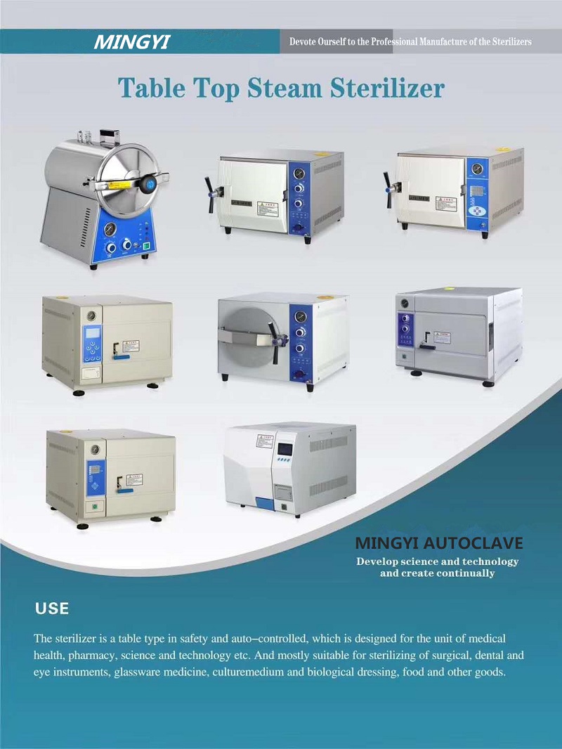 Table top type autoclave
