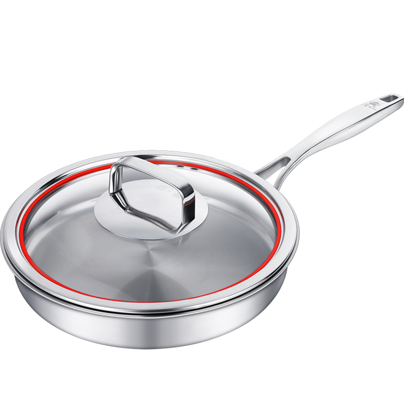 Pure titanium frying pan