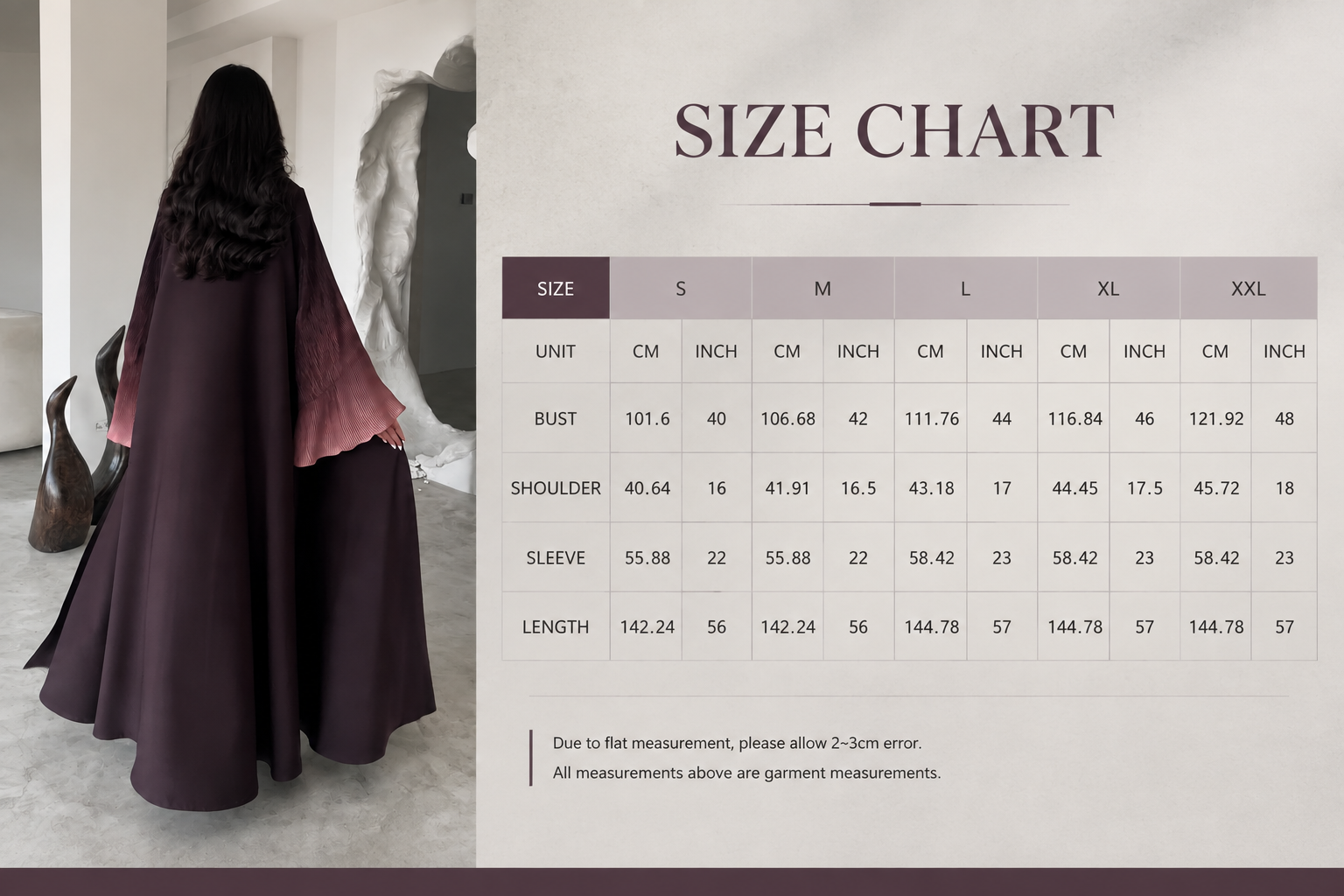 Gradient Chiffon Pleated Sleeve Abaya Gradient Chiffon Pleated Sleeve Abaya