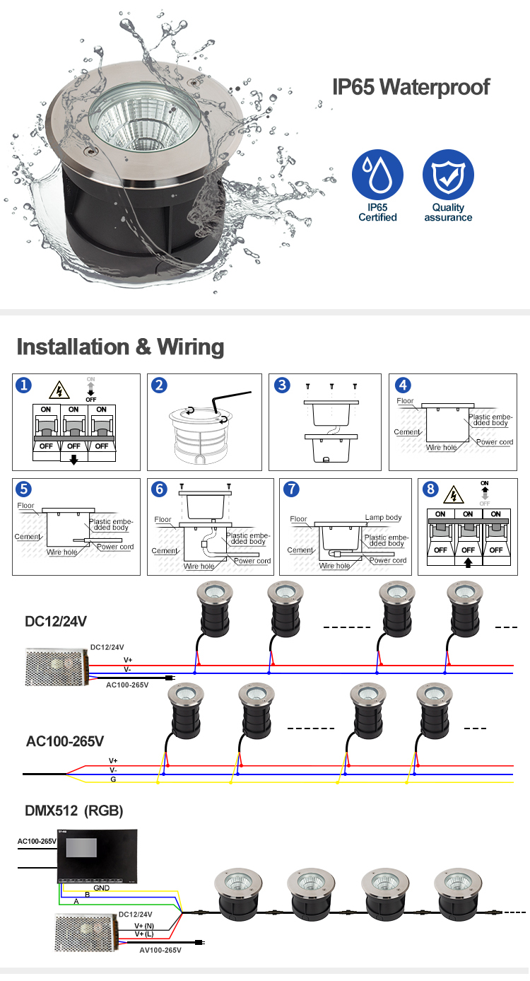 cob led inground light cob led inground light