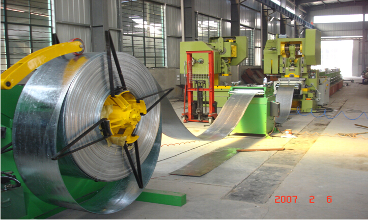 Whole line of cable tray machine Whole line of cable tray machine