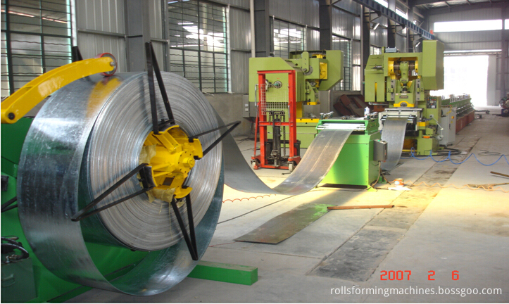 Whole line of cable tray machine Whole line of cable tray machine